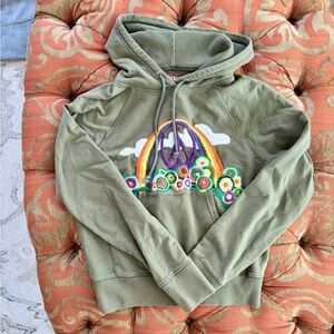 Vintage Y2K Lucky Brand hoodie sweatshirt embroidered